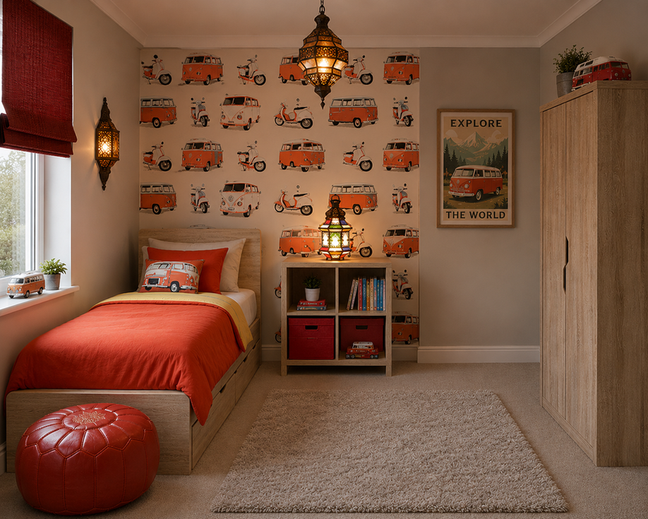 Marta lowell design, kid's bedrrom Hexham 