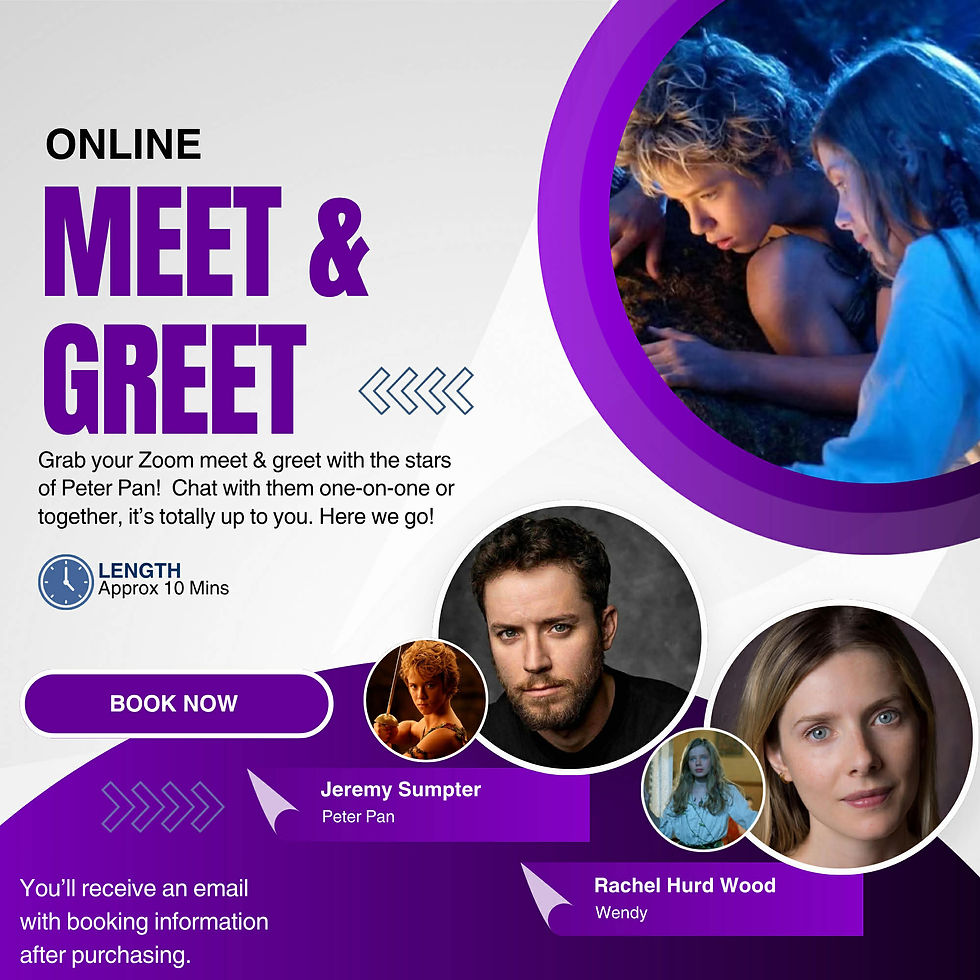 Thumbnail: Rachel Hurd-Wood One on One Zoom Meeting  - Approx 10 minutes