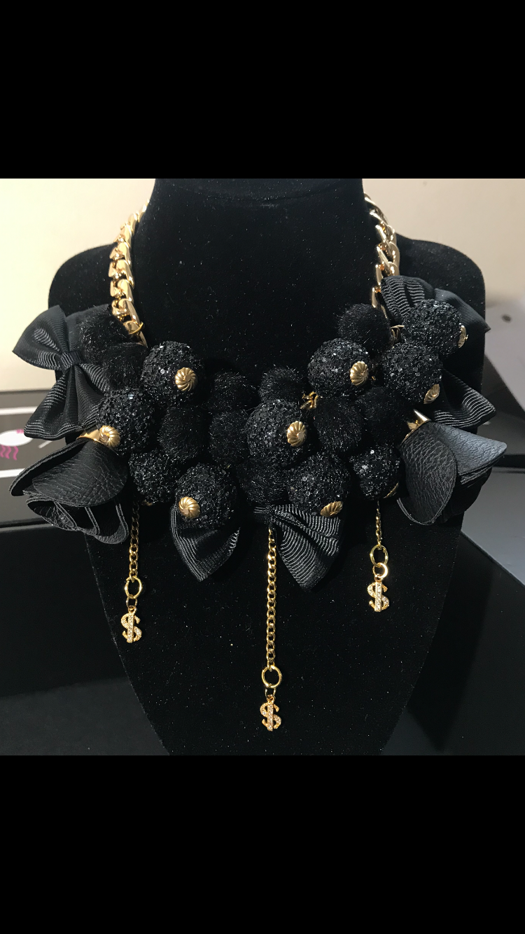 Thumbnail: "Carbon Copy" Chunky Jewelry Set (3 pcs)