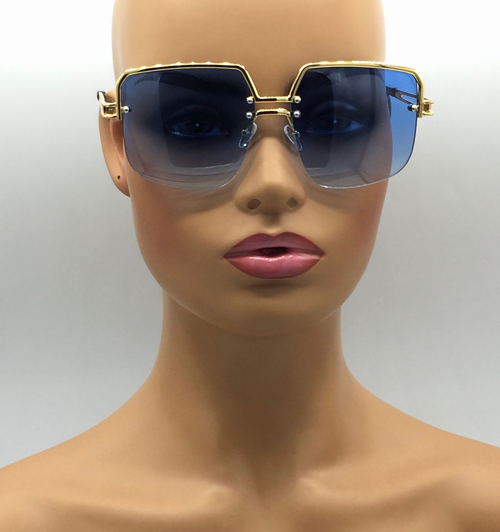 Thumbnail: "Spotlight" Sunglasses (Gold/Blue)