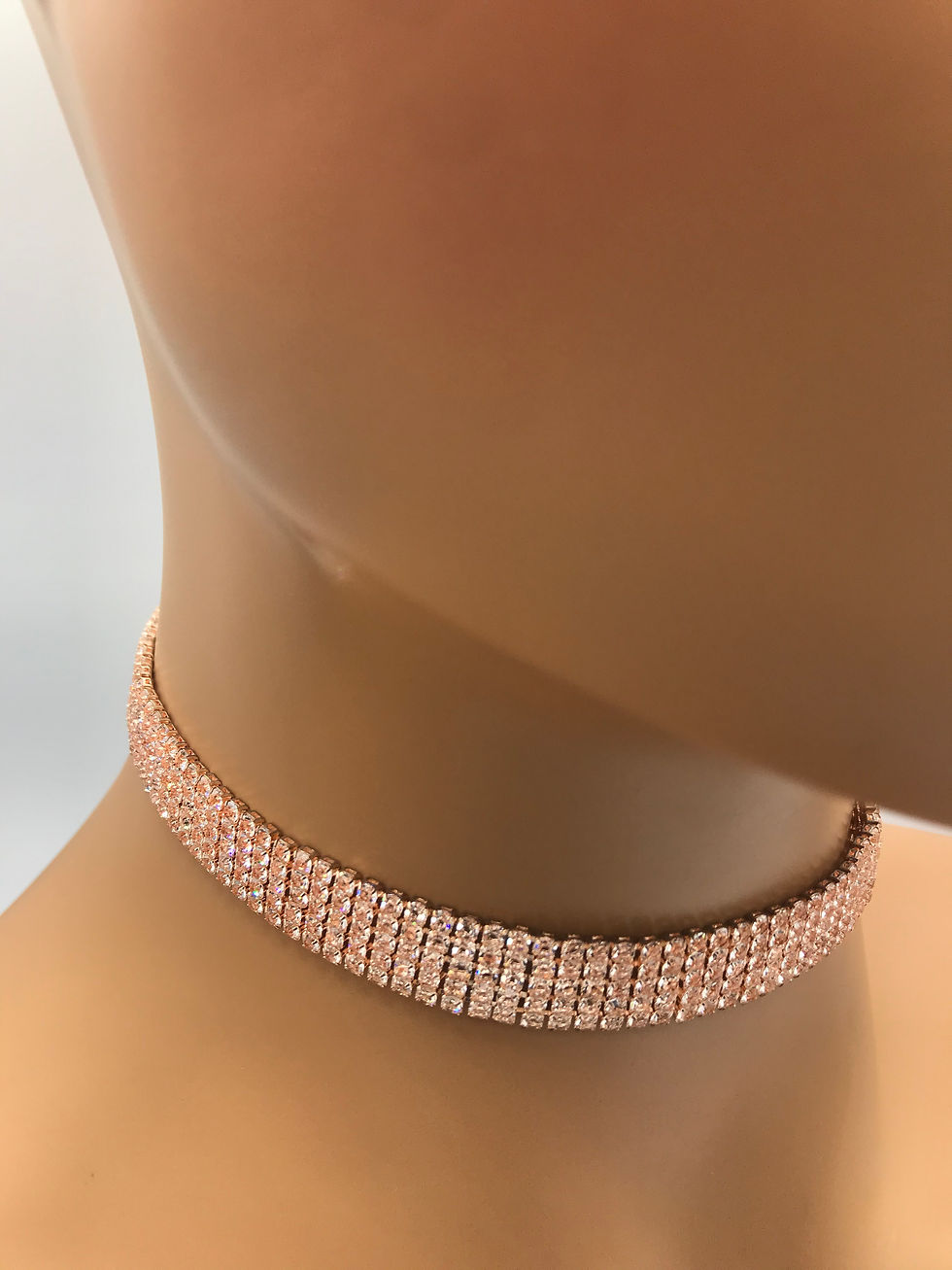 Thumbnail: "Sparkling" Necklace (Rose Gold)