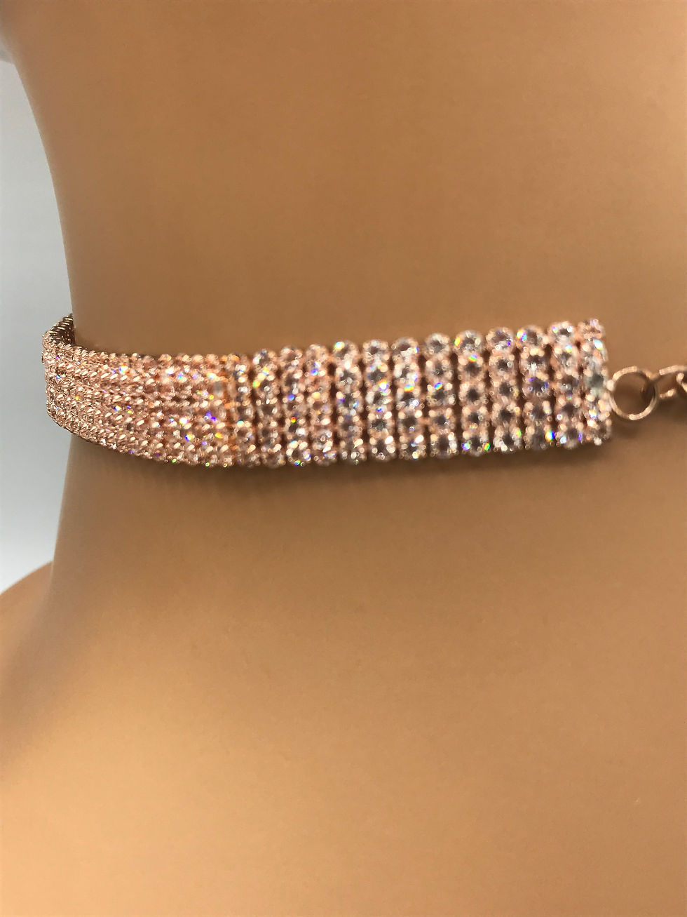 Thumbnail: "Sparkling" Necklace (Rose Gold)