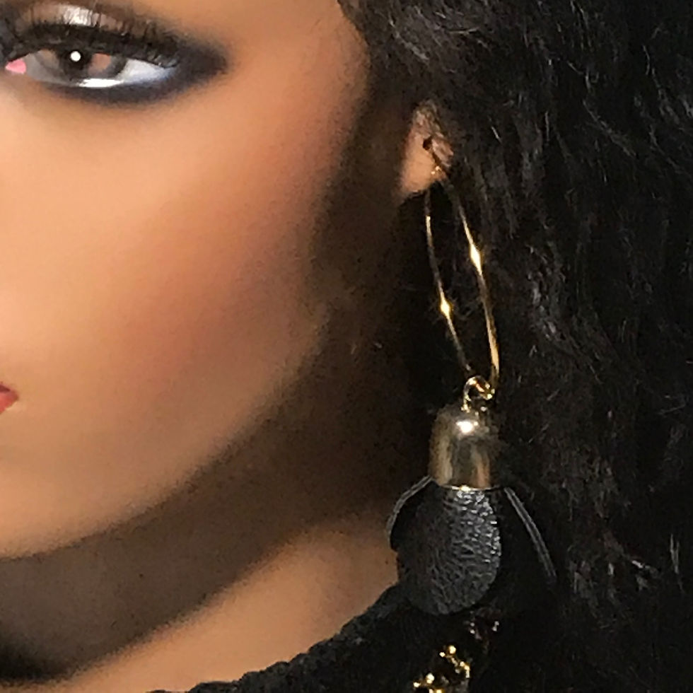 Thumbnail: "Gold E.and the Bears" Chunky Jewelry Set 4 piece set