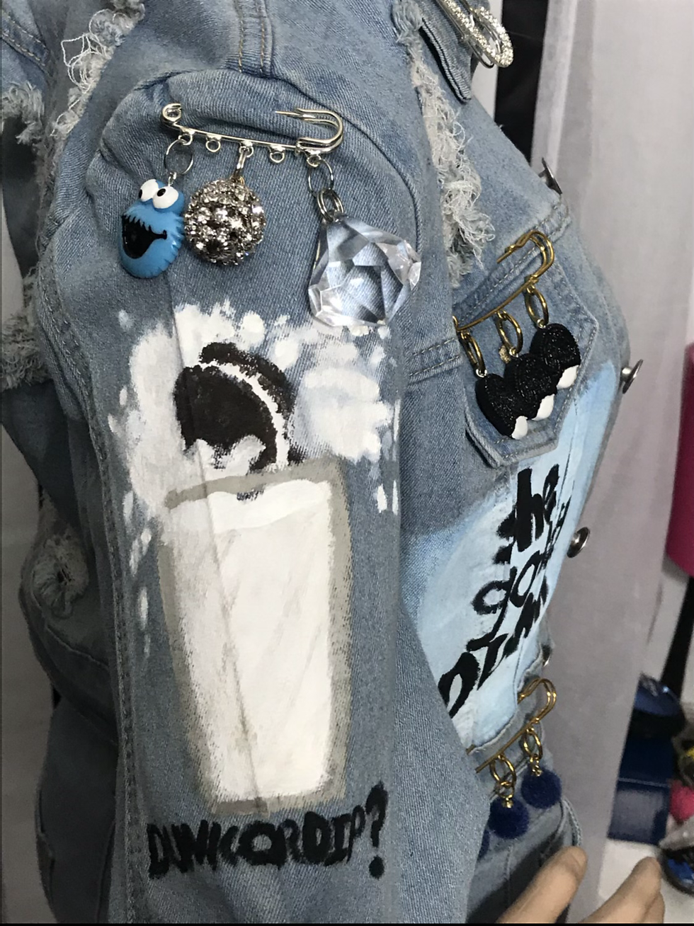 Thumbnail: “Milk and Cookies” Tacky Jacket/Purse  (Size Medium)