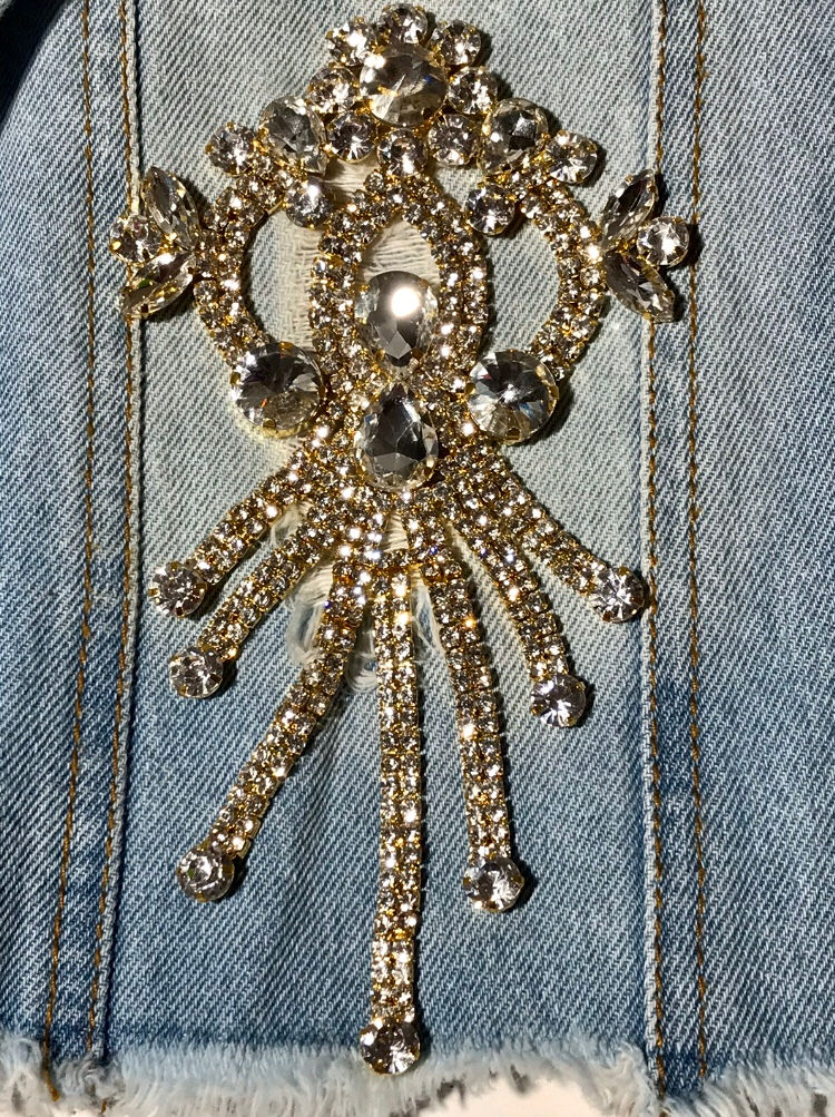 Thumbnail: "Cold Blooded" Light Denim w/ Matching Cobalt Purse