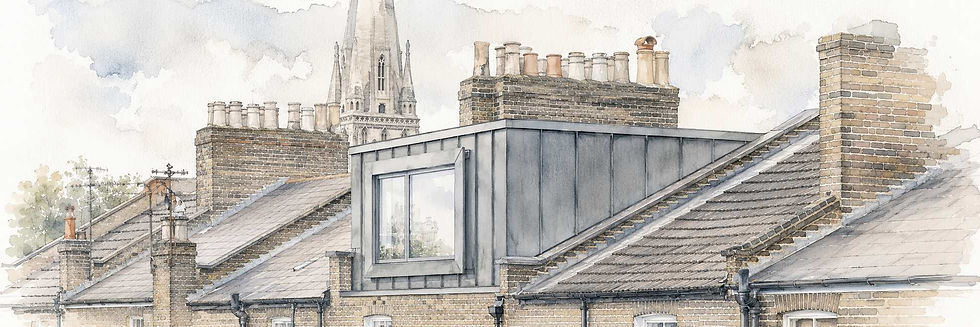 Simple loft conversion with Velux windows