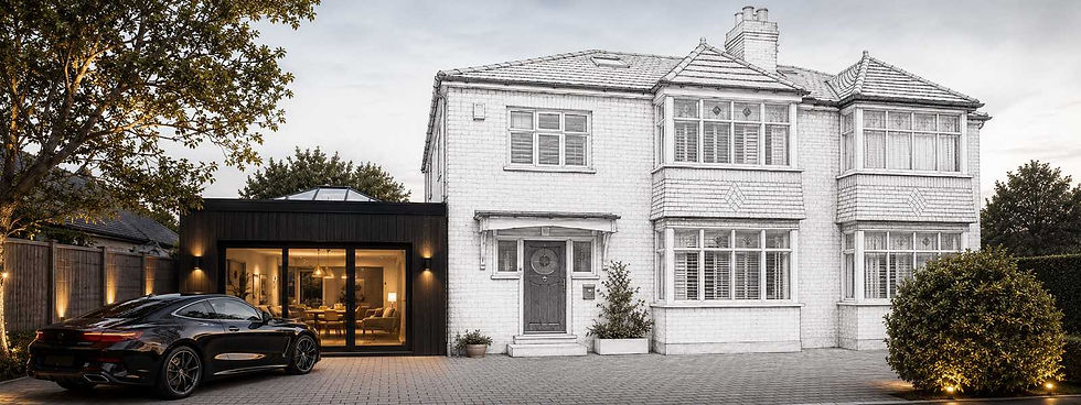 House extension design plans prepared for planning approval