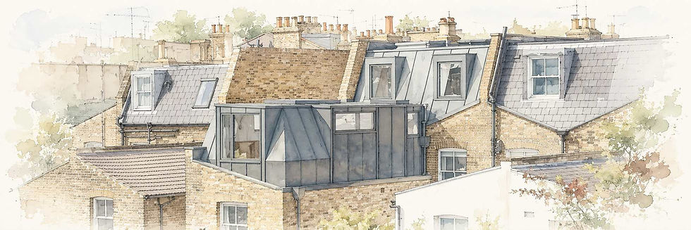 Loft conversion design for semi detached house