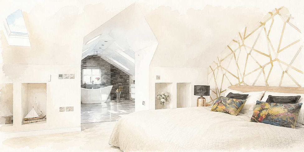 Loft dormer with modern glazing