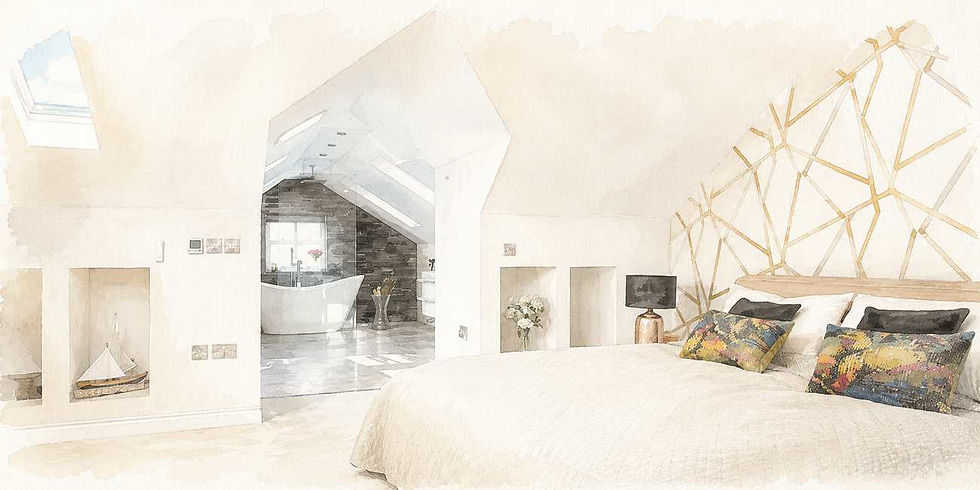 Loft dormer with modern glazing