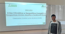 Minicurso: Crise Climática e Geopolítica Energética: perspectivas iniciais, desafios e tendências globais.