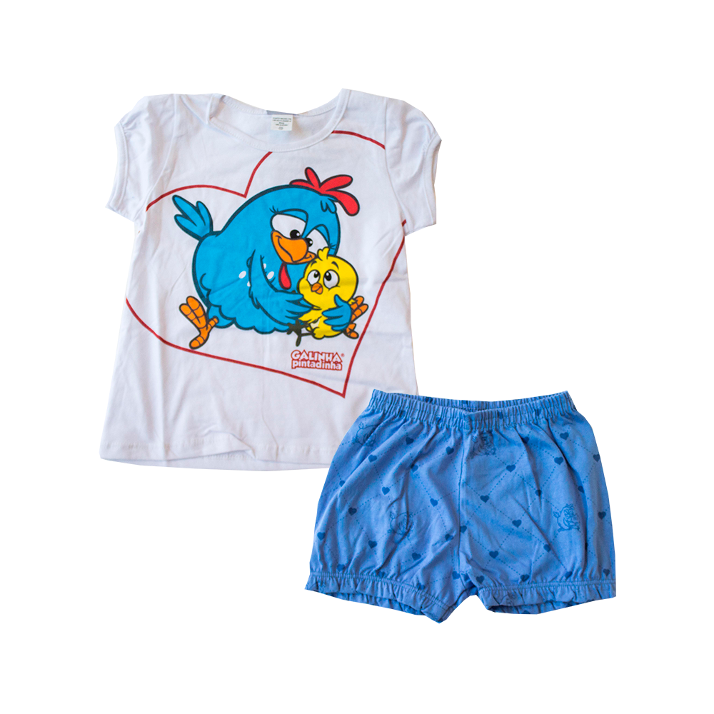Conjunto Galinha Pintadinha