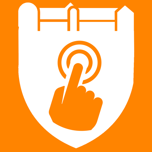Einfache Touchscreen-Bedienung Symbol