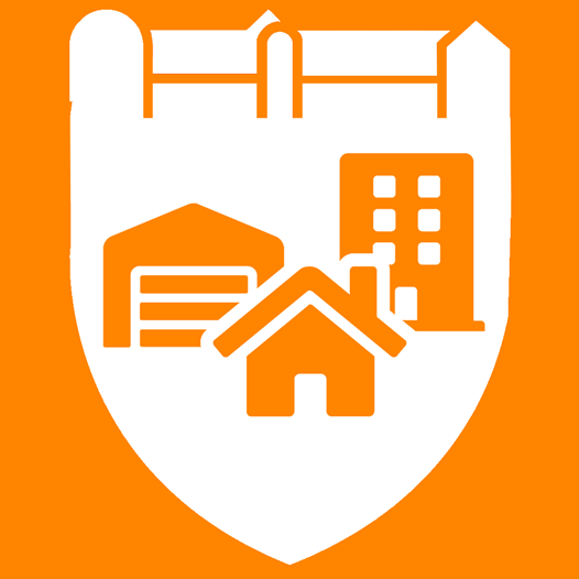 Haus Heim und Gewerbe Symbol