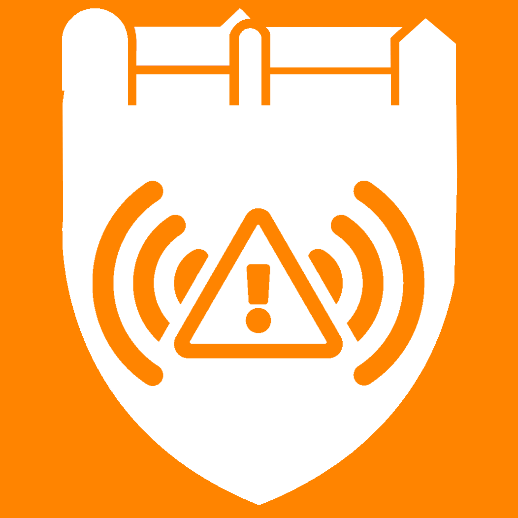 Panikalarm Symbol von SicherheitsCelle