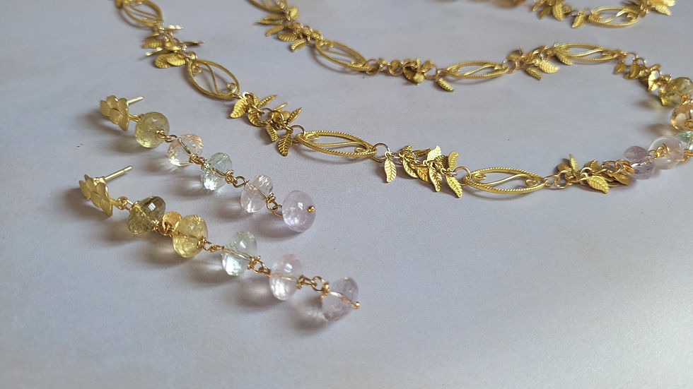 Miniatura: Collana rondelle pastello