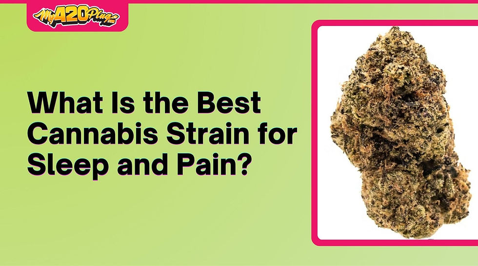 What is the Best Weed Strain for Sleep and Pain Relief