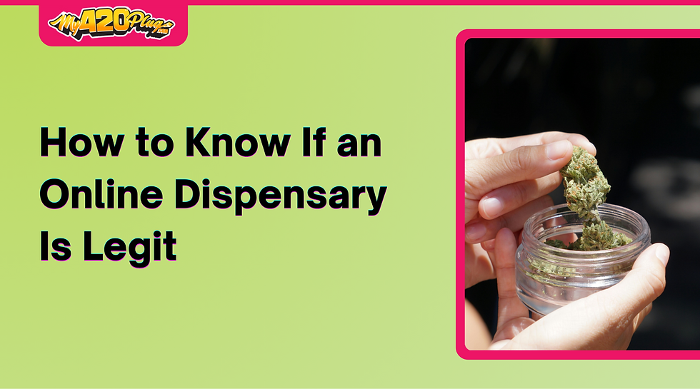 How To Know If An Online Dispensary Is Legit
