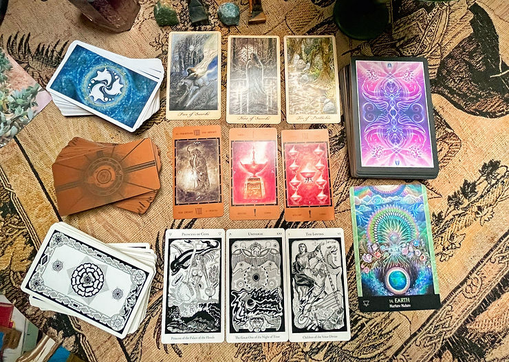 tarot legging 9 kaarten Olnuzola