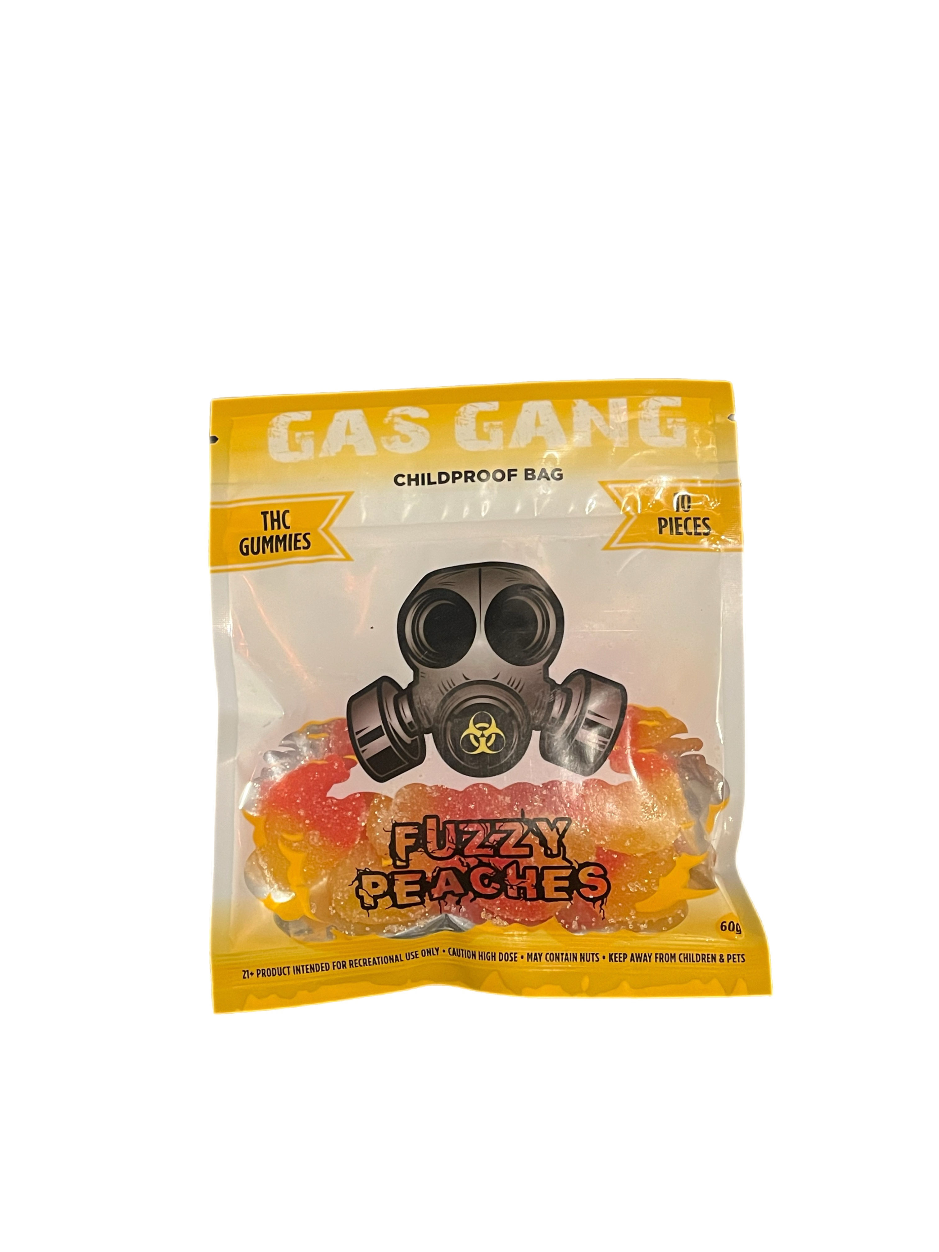 Gas Gang 1000mg Gummies - Fuzzy Peaches
