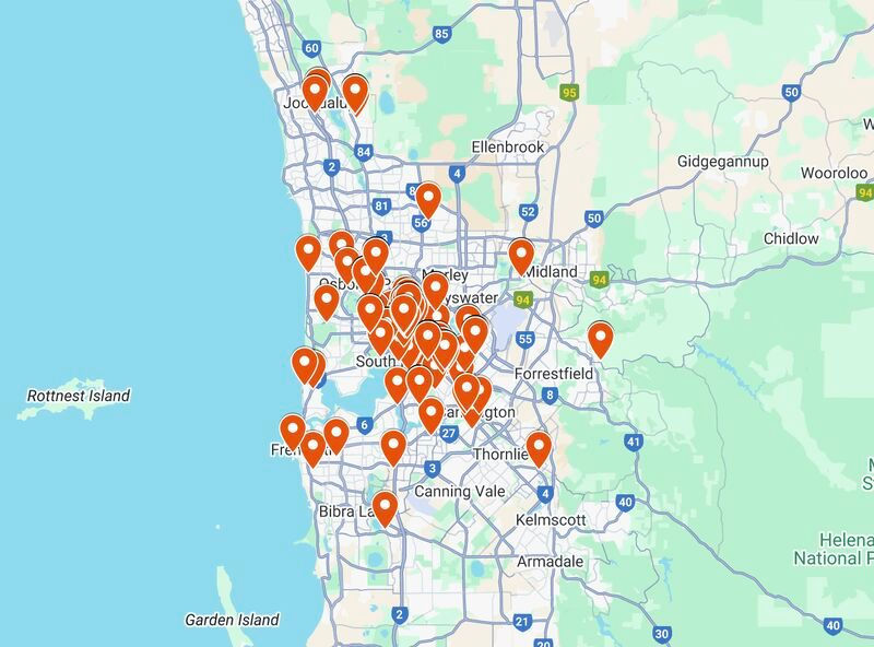 A map of events held by our Activator's between January to November 2025