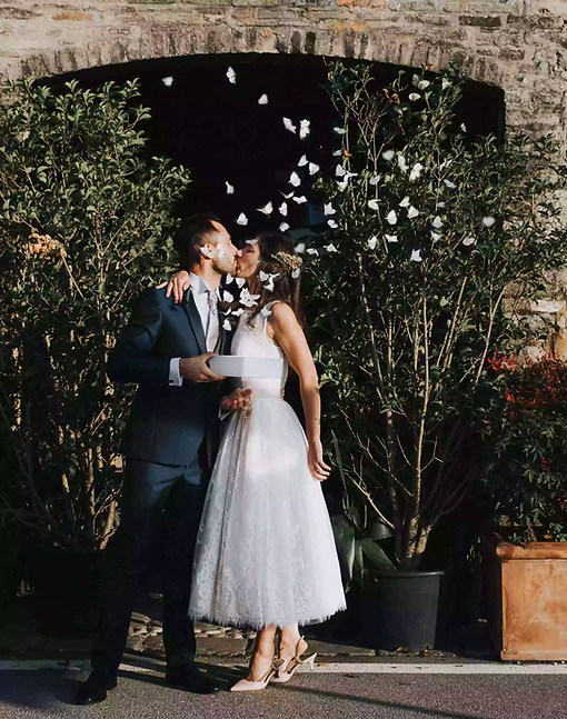 Schmetterlinge steigen lassen hochzeit