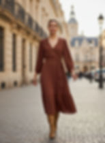 Monroe Dress | Mahogany