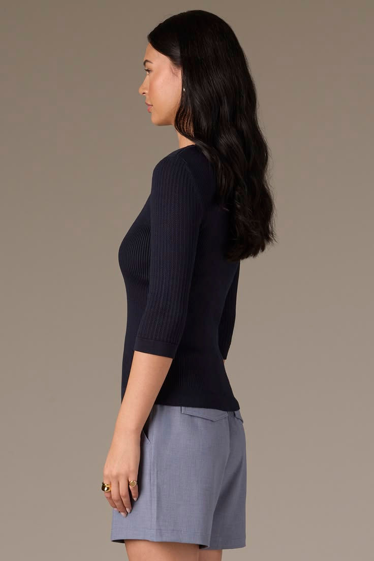 Thumbnail: Whip Stich Sweater | Navy