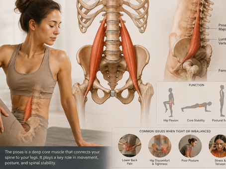 When Your Psoas Is the Problem: The Hidden Reason Your Hips Feel Tight, Heavy, or Strangely Stuck