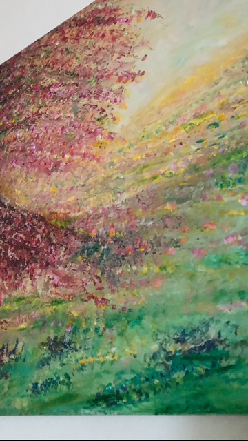 Thumbnail: Pink Tree 16"x20" Free Shipping in US