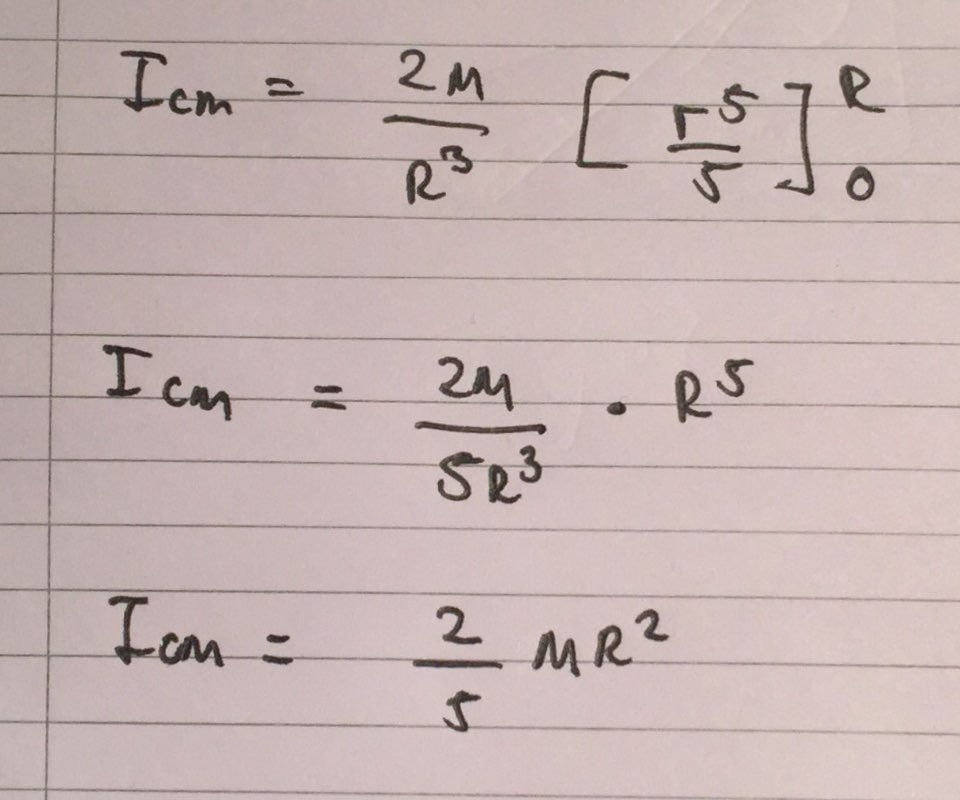 Evaluating the integral.