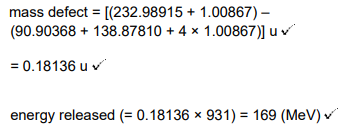 An image of the answer to the binding energy question.
