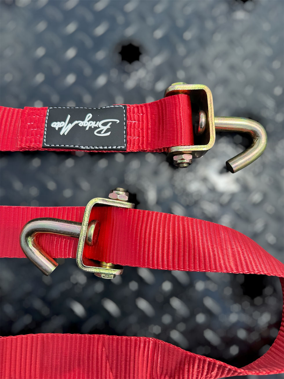 Thumbnail: BridgeMoto Tire Block Straps with Swivel J Hooks