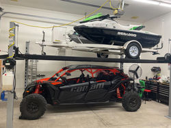 Double Jet Ski Trailer Storage