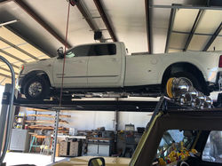 Dodge RAM Dually on Wildfire 12000 Truck Lift