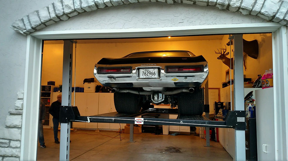 Car Lift For Tubbed Cars 4 Post