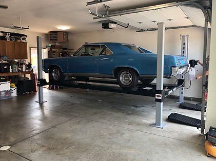 Pontiac GTO on Wildfire Lifts Four Post