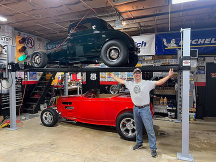 Hot Rods on Wildfire Car Lift.jpeg