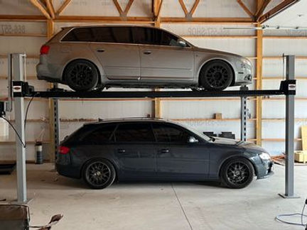 Audi Avants on Wildfire 4 Post Car Lift.jpg