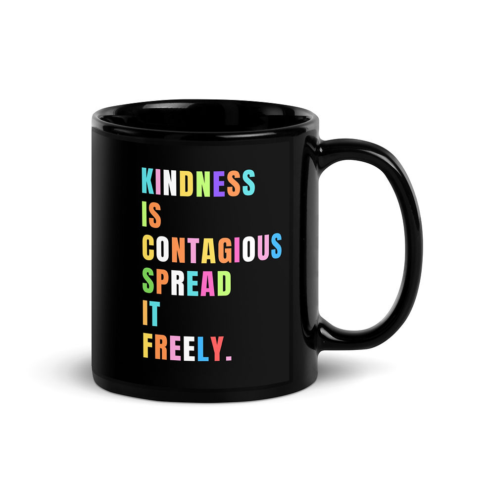 Thumbnail: Black Kindness Mug