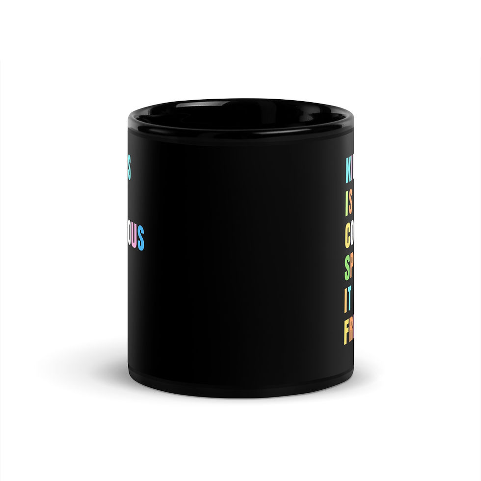 Thumbnail: Black Kindness Mug
