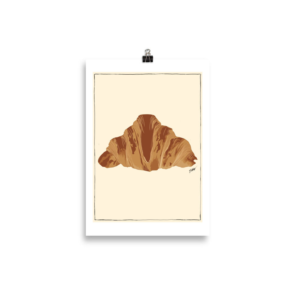 Un Croissant - Poster