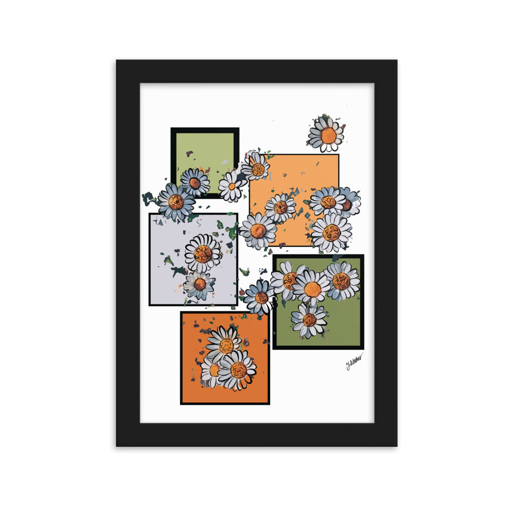 Wild Daisies - Framed Poster