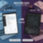 Infographic showing the synergy between student productivity tools NotebookLM and Obsidian for the 2025 back-to-school season, with screenshots of both apps.