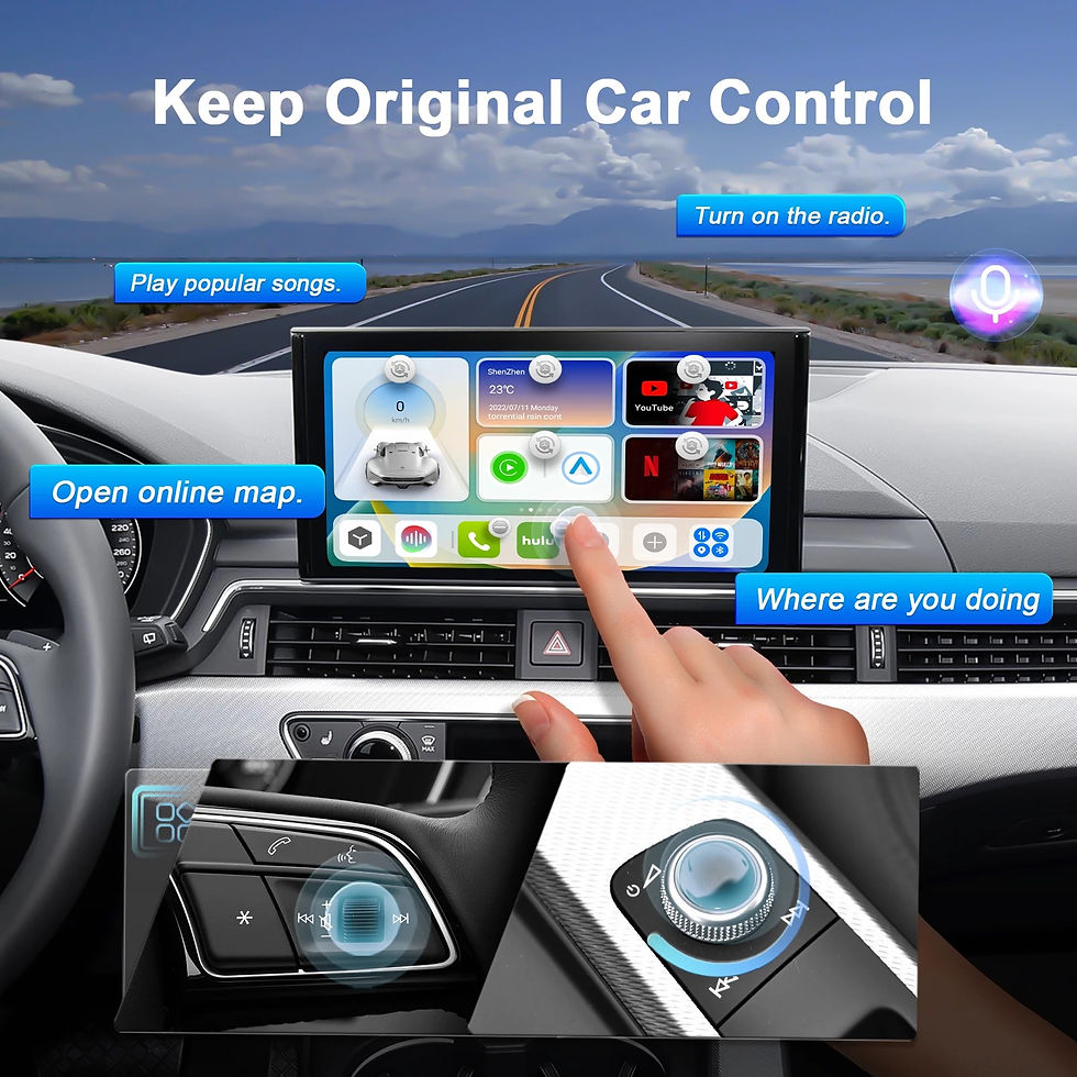 Miniatiūra: MMB Max Automobiliams su CarPlay