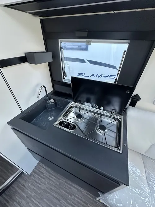 Motorhome cucina 2 fuochi
