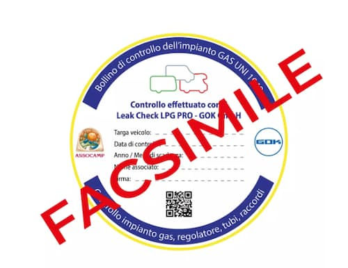 controllo impianto gas camper lazio