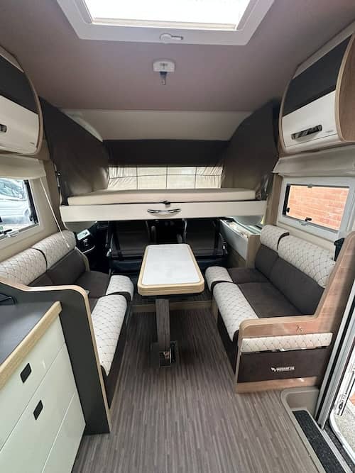 motorhome con letto basculante in comode rate roma