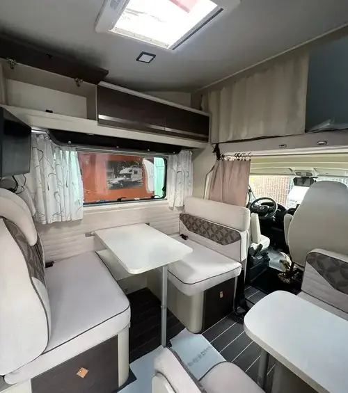 camper usato mansardato fiat ducato con portabici