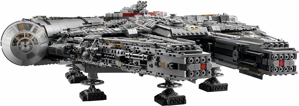 Miniatura: Juguete de armar tipo Lego Halcón Milenario de 5,382 fichas
